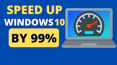 how to make windows 10 faster with the below tutorial