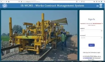 IR-WCMS: Indian Railway Works Contract Management  System