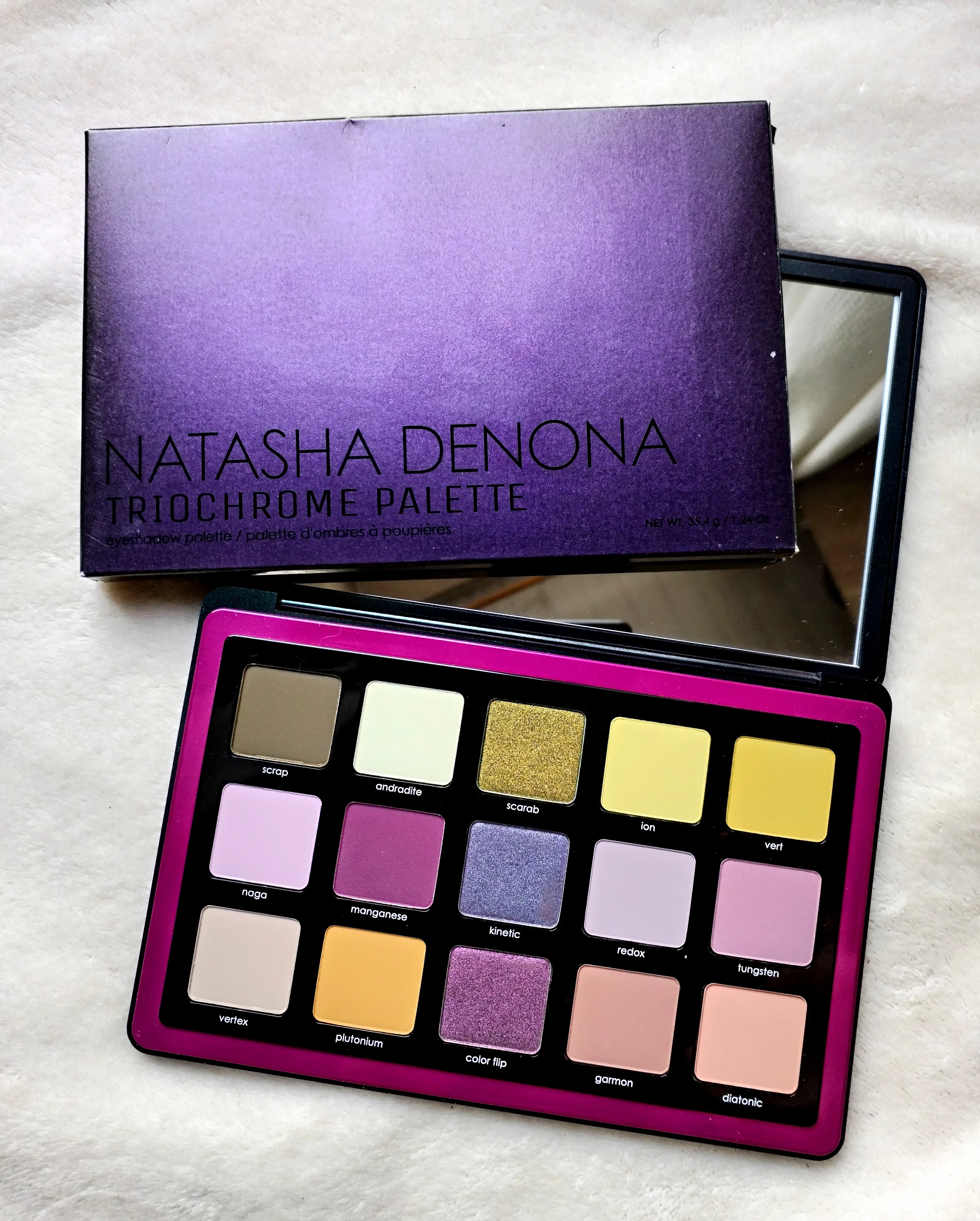 La palette Triochrome de NATASHA DENONA