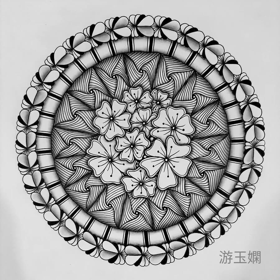 11-Neat-patters-Zentangle-Drawings-Yu-Yuxian-www-designstack-co