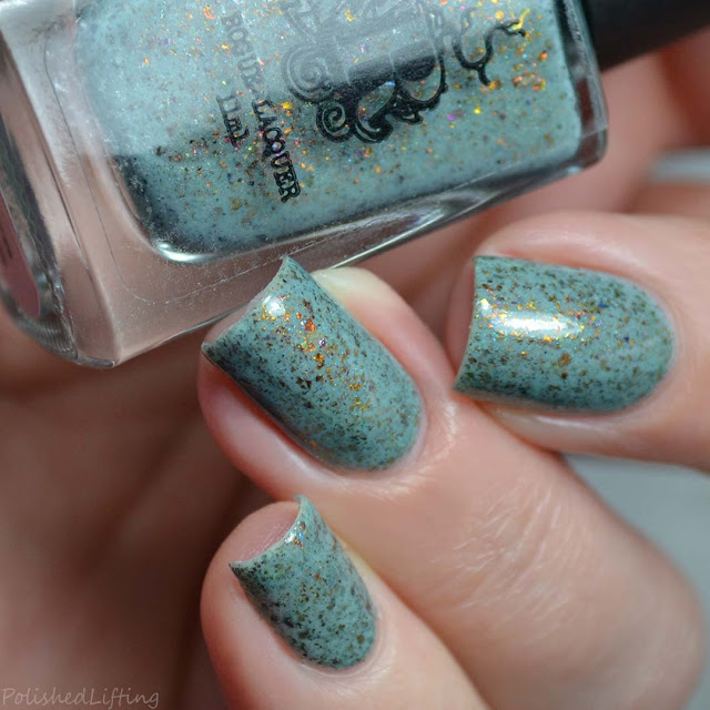 teal nail polish