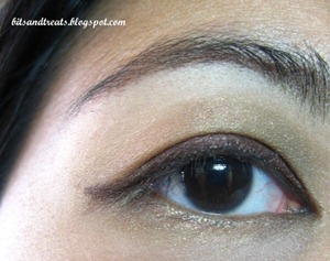 maybelline gel eyeliner and nichido stardust EOTD, by bitsandtreats maybelline gel eyeliner and nichido stardust EOTD, by bitsandtreats