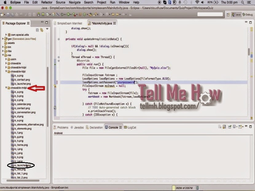 how to create Android Application