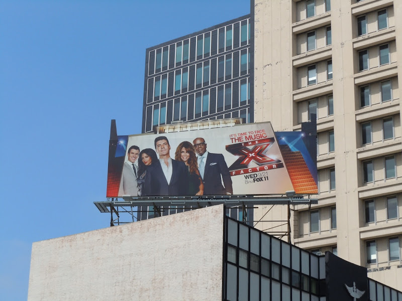 The X Factor USA TV billboard