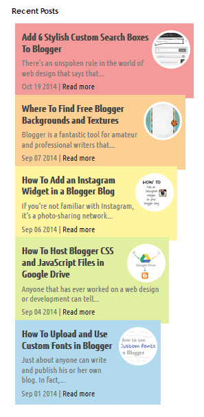 For bloggers that pride themselves on ever staying upwards five Cool Recent Post Widgets for Blogger