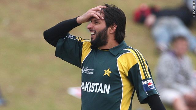 Shahid Afridi has been dropped for the tour of India.