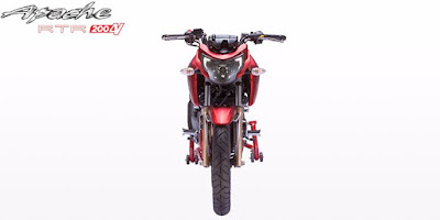 TVS Apache RTR 200 4V front look