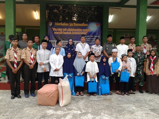 Kodim 0508/Depok Buka Puasa Bersama dan Santuni Anak Yatim