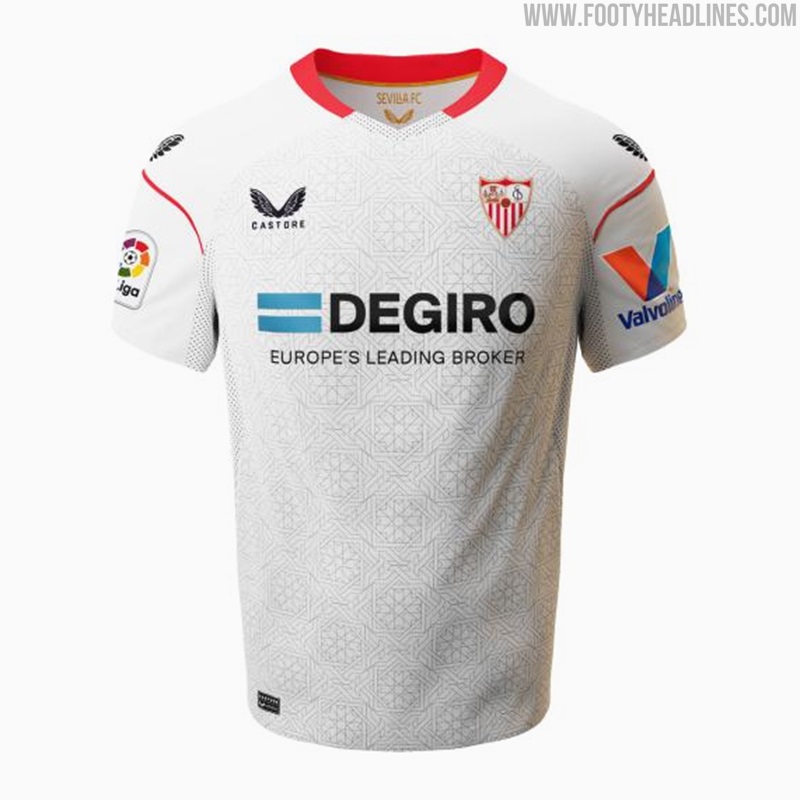 No More Nike - Castore Sevilla 22-23 Home, Away Third Kits Released - Footy Headlines