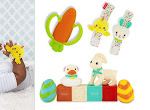 FREE Textured Carrot Teether, Springtime Wrist Rattles, and Easter Grab & Go Bag - Infantino