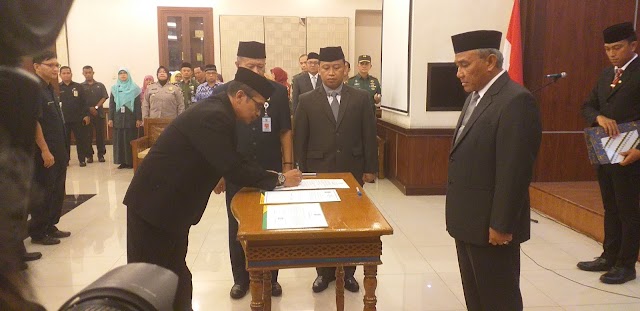 Walikota Lantik Dua Kepala Dinas