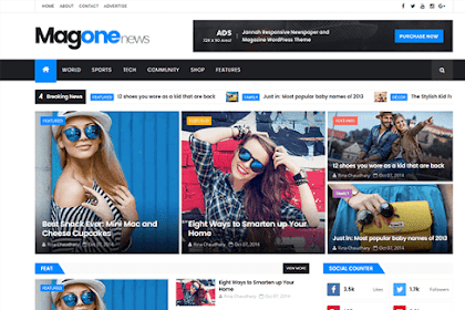 Magone Responsive Blogger Template