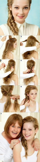 Cara Menata Rambut Panjan Ala Tight Side Braid