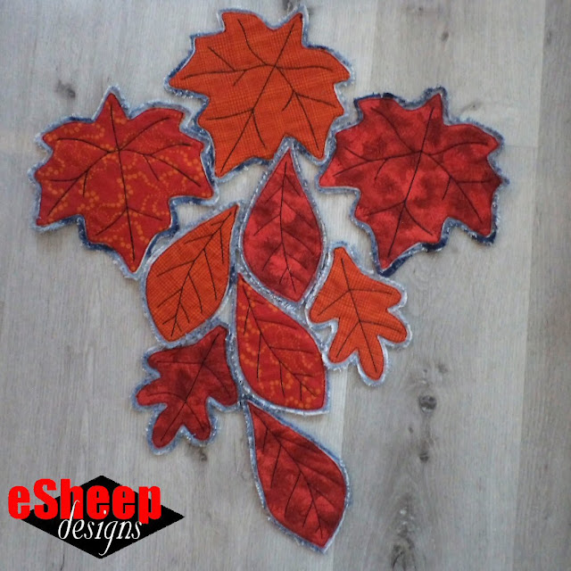 Fabric Autumn Leaves by eSheep Designs