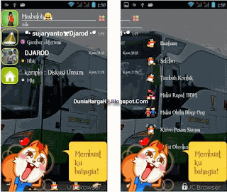 BBM MOD Simple Transparan Versi 2.8.0.21