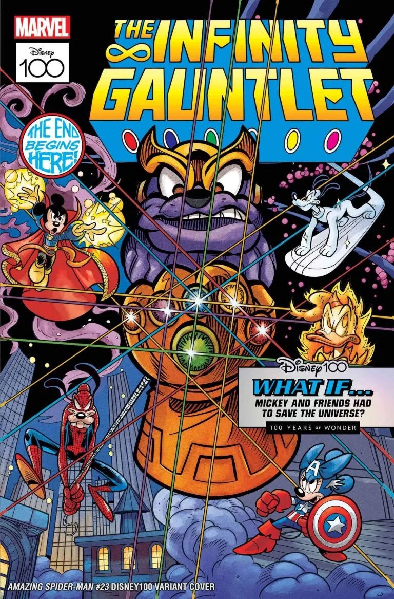 Marvel revela un nuevo crossover Disney/Marvel en las portadas de Disney  100 Years of Wonder