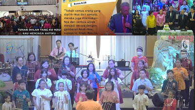 Rayakan Paskah dan HUT Ke-57, GPdI Palmerah Timur Hadirkan Musik Angklung