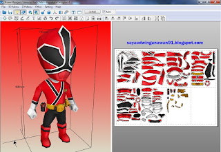 Power Rangers Samurai Red Chibi