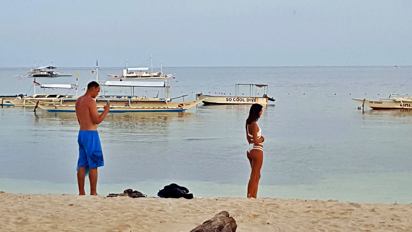 breathtaking panorama at Alona Beach, Panglao, Bohol