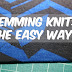 Hemming Knits, the EASY way