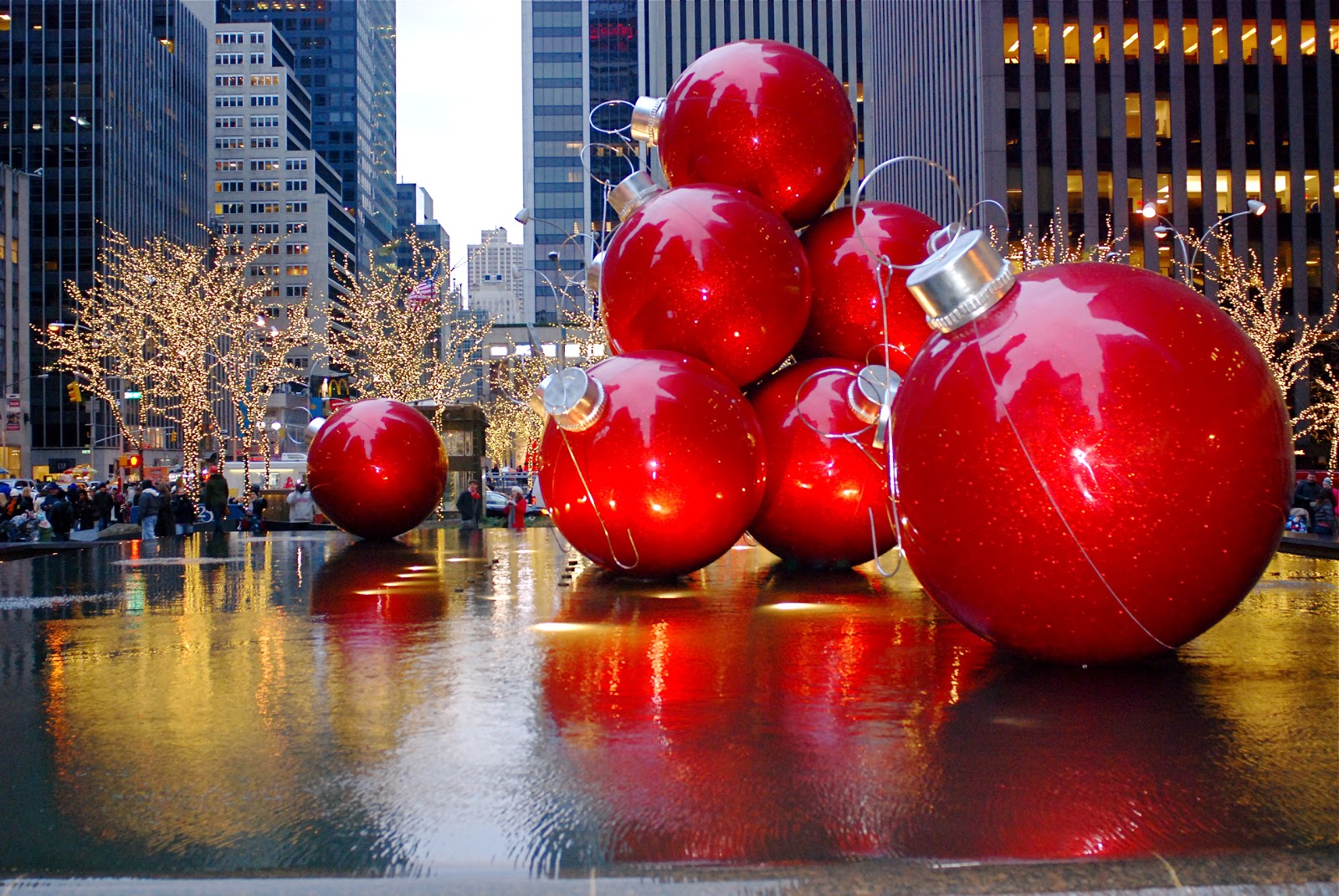  NYC   NYC  Christmas  Holiday  Decorations  on Sixth Avenue