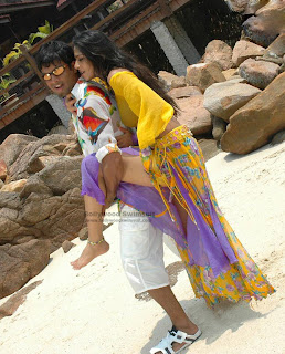 Anushka with Madhavan on the beach in a sexy photo shoot