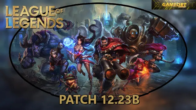 League of Legends 12.23b patch - champion buffs, system buffs nerfs, and stat changes