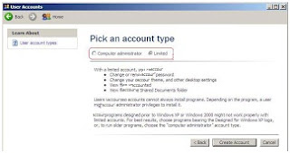 Membuat User Account Windows