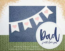 #CTMHVandra, #ctmhTimber, Colour dare, color dare, TicTacToe, Fathers Day, cricut, operation smile, just for you, hearts, stamping, Dad, second generation stamping, Artbooking, banner, 