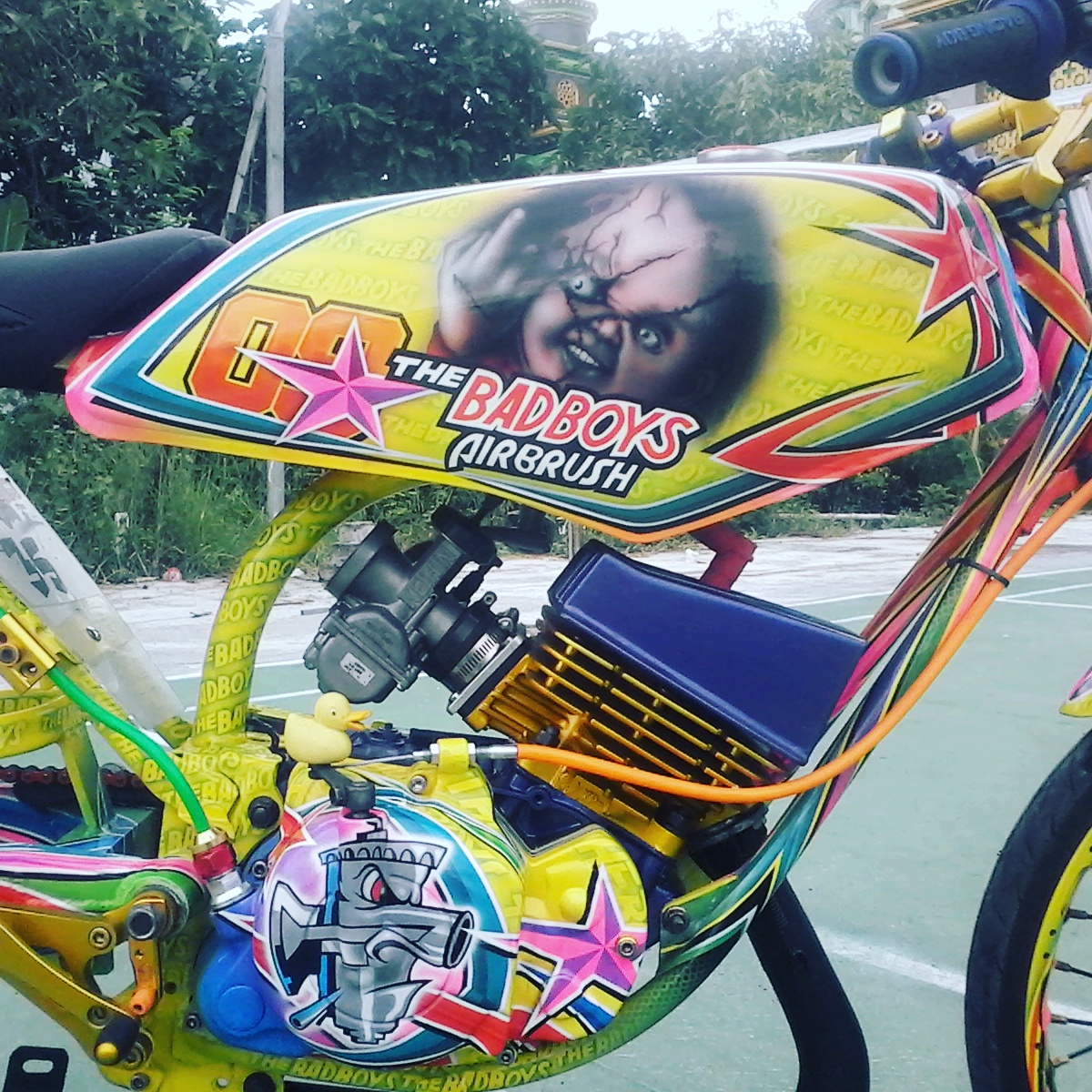 Gambar Rx King Modif Airbrush Kumpulan Modifikasi Motor Scoopy Terbaru