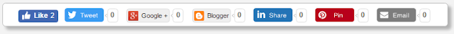 Blogger sosyal paylaşım butonları