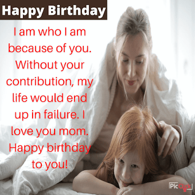 Happy birthday to you mom