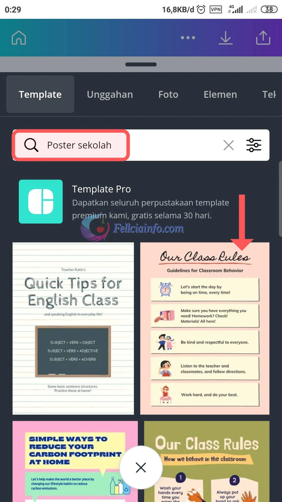 poster sekolah