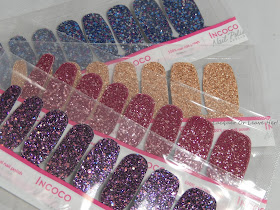 glitter holo nail wrap incoco holiday nail applique