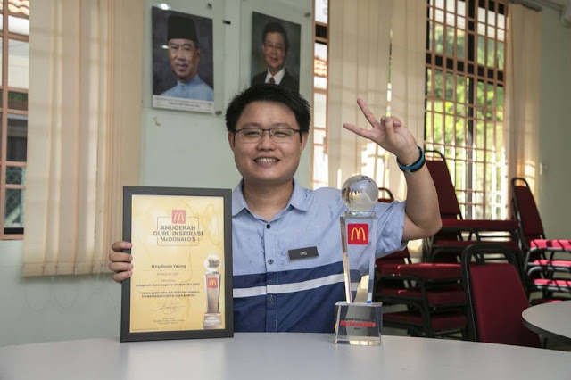 McDonald’s Malaysia, Anugerah Guru Inspirasi 2021 Winners, Cikgu Ong Soon Yeong, SJKC Pulau Betong, Pulau Pinang, Guru Inspirasi Malaysia, Lifestyle