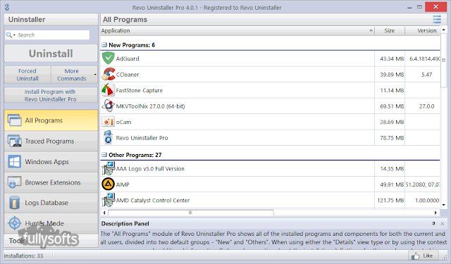 Download Revo Uninstaller Pro v4.0.1 Final Terbaru