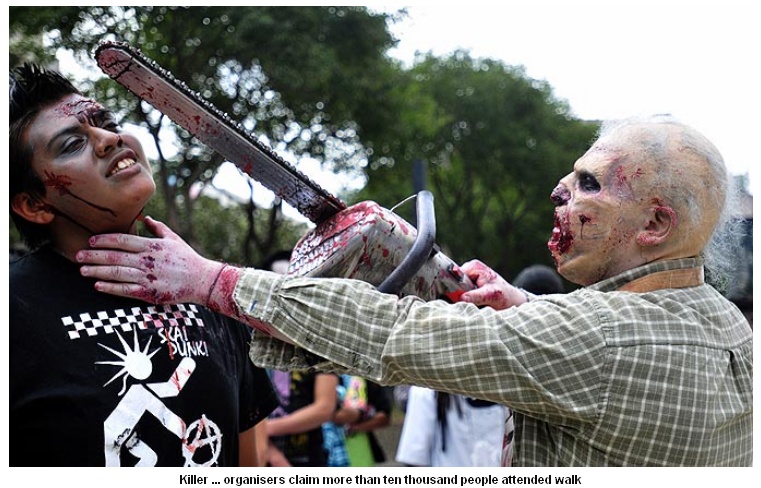 10,000 ZOMBIE DIKESAN DI MEXICO ~ GEREK BASIKAL