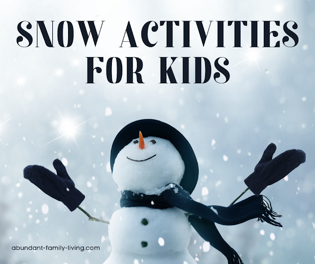 Snowman Activities for Kids