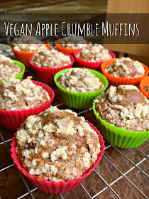 Vegan Apple Crumble Muffins