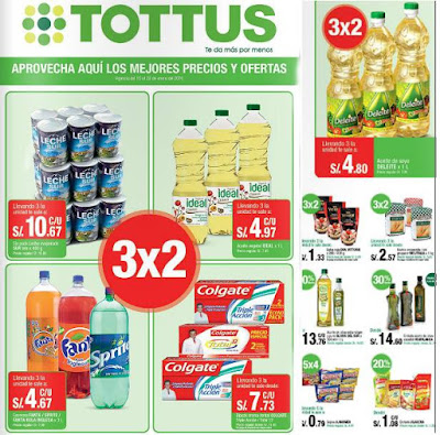 tottus ofertas 3x2 enero 2016