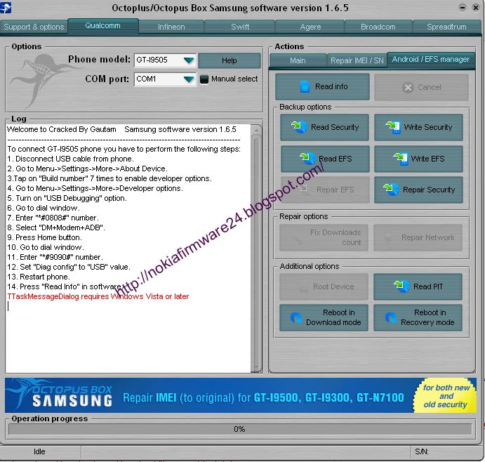 Octopus Box Samsung Full Crack Setup V1.6.5 Download ...