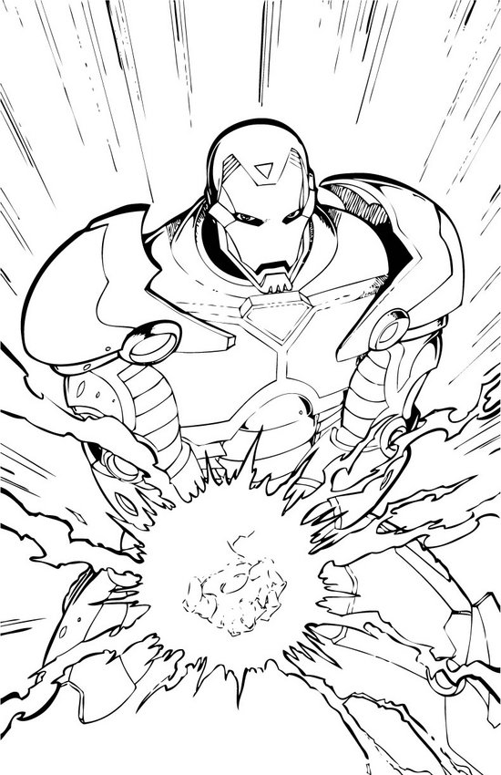 Iron Man 2 Coloring Pages Collections