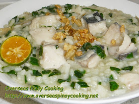Fish Lugaw with Malungay