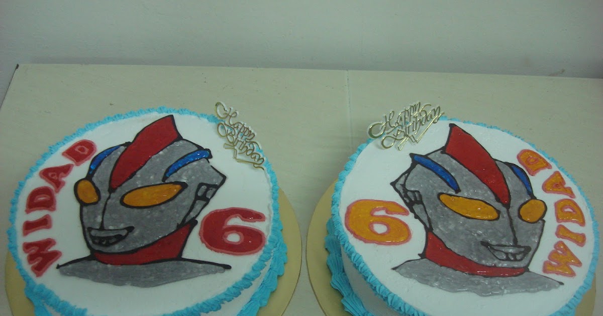 Sabasofian simplecakes: kek ultraman dan angry bird biru