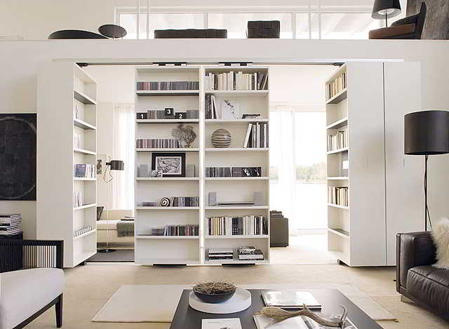  50 model lemari  rak  buku  gantung minimalis modern