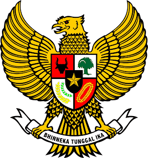 Lambang Negara Indonesia Bhinneka Tunggal Ika JPG PNG 