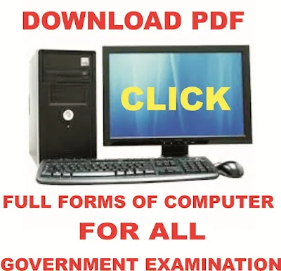 Download Pdf Full Forms of Computer in Hindi for All Government Examination