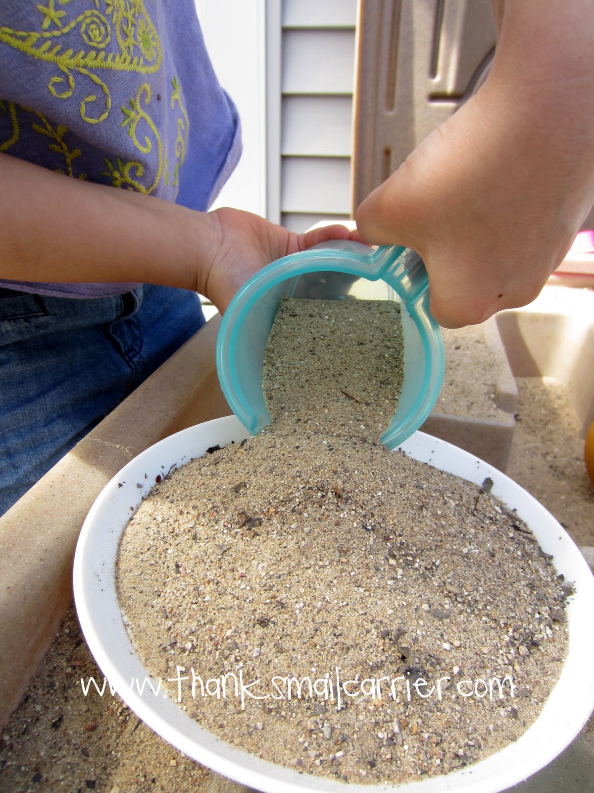 sand toy measuring
