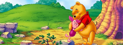 Couverture pour journale facebook winnie the pooh