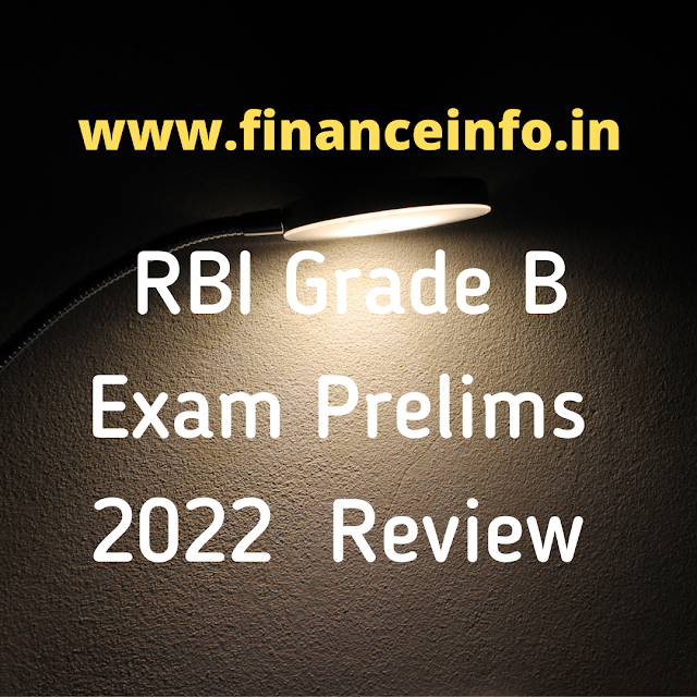 RBI Grade B Exam Prelims 2022  Review